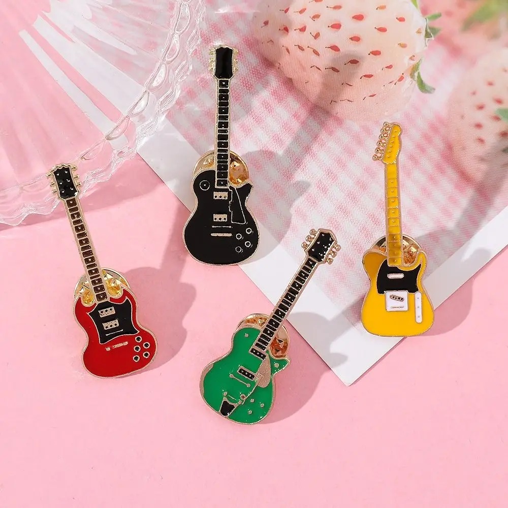 Musical Instrument Jewelry - 1/2/4 قطع دبوس زينة معدني مطلي