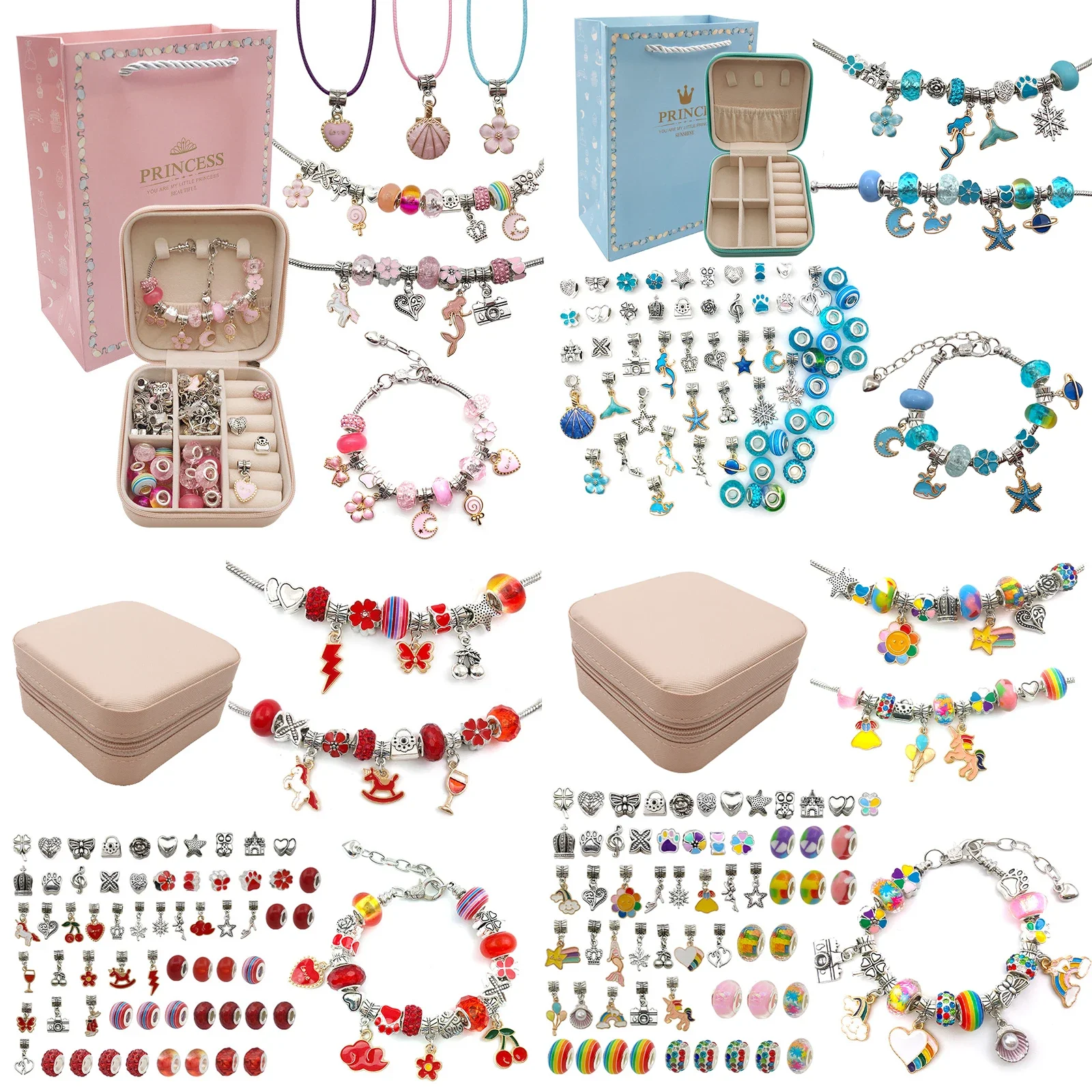 Musical Instrument Jewelry - طقم صنع الأساور الساحرة للفتيات ،
