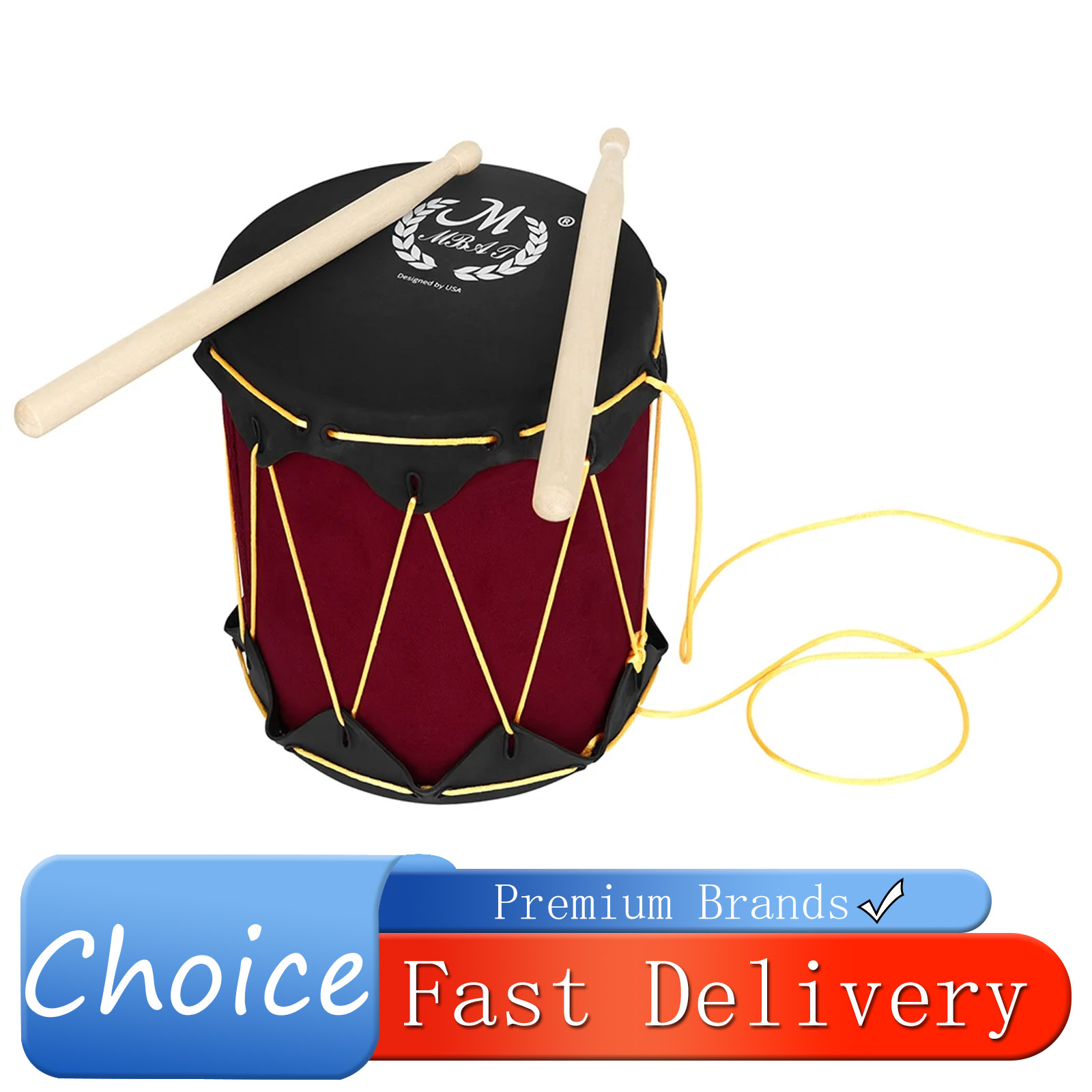 Musical Instrument Indian - طبلة هندية مطاطية من IRIN مع