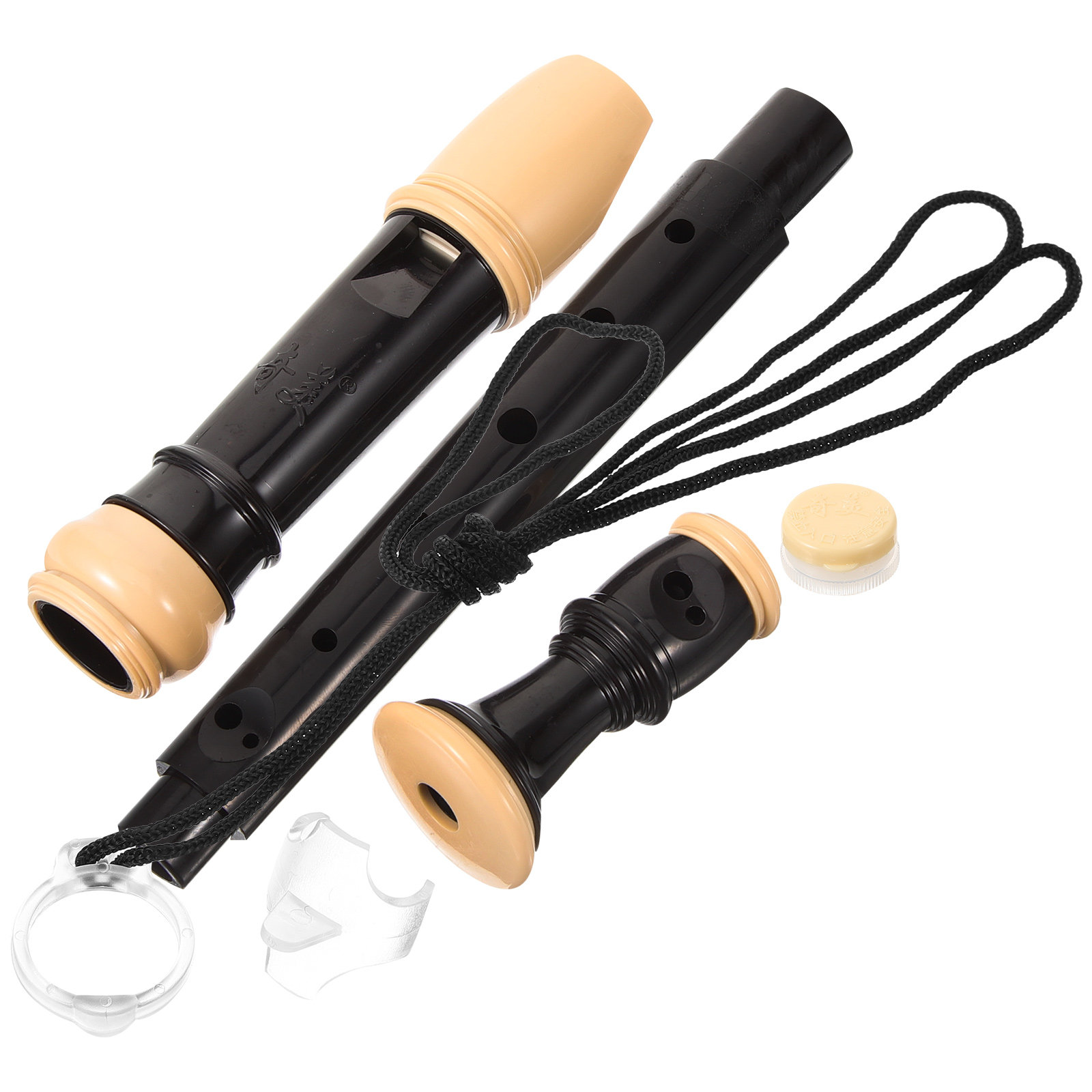 Soprano Recorder Plastic - 1 مجموعة آلة ريكوردر سوبرانو ألمانية
