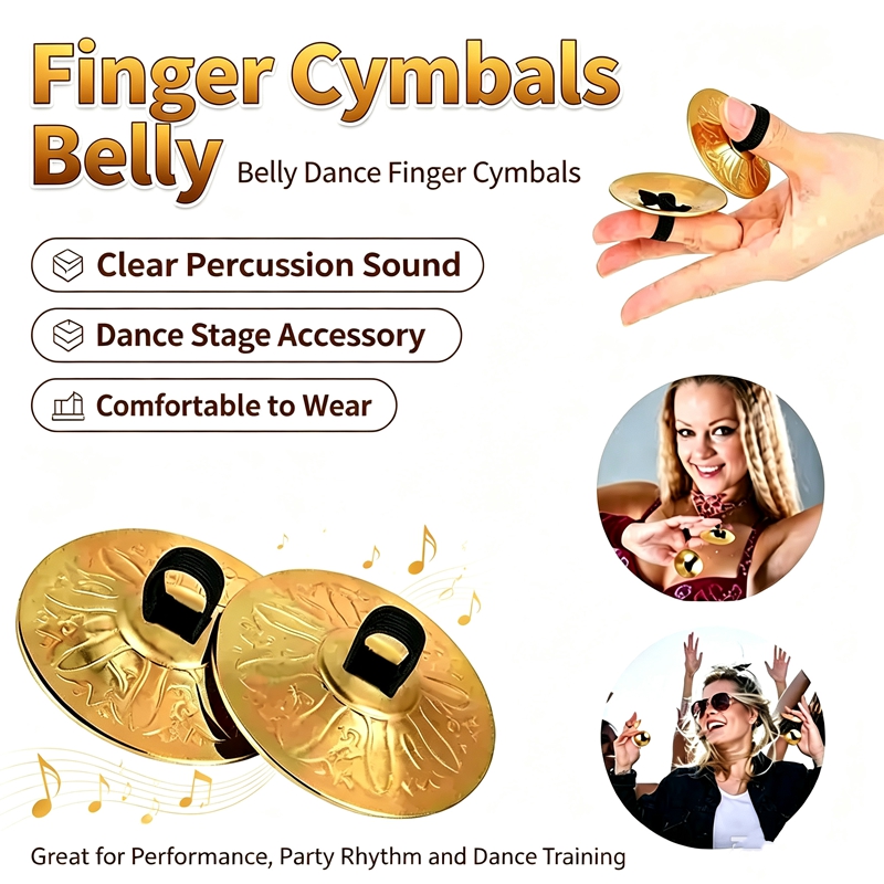 Musical Instrument Percussion - عرض خاص: قطعتان من صنوج الأصابع
