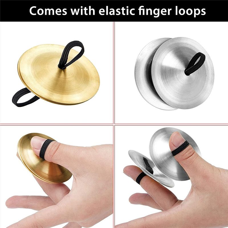 Musical Instrument Zills - AEF6-زيلات الأصابع للرقص الشرقي، زيلات الأصابع
