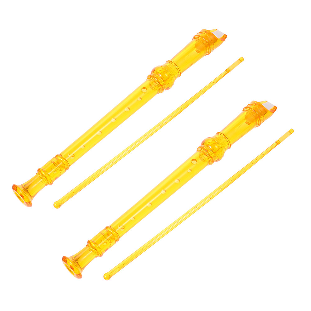 Soprano Recorder Plastic - 2 قطعة كلارينيت للأطفال بـ 8