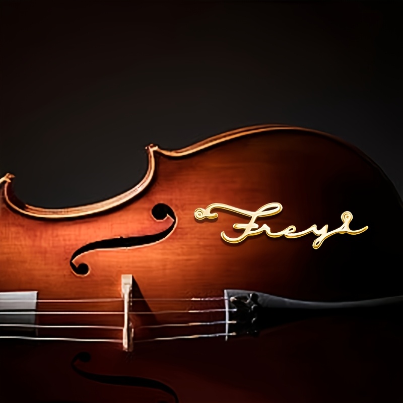 Musical Instrument And Name - [مخصص] لوحات أسماء زخرفية مع أسماء