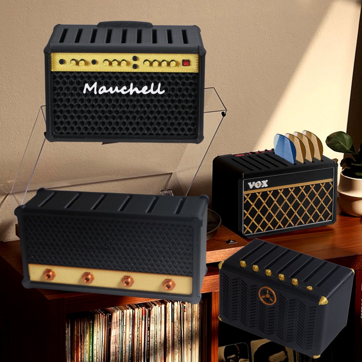Musical Instrument Cajon - حامل اختيار الجيتار، حامل مكبر صوت