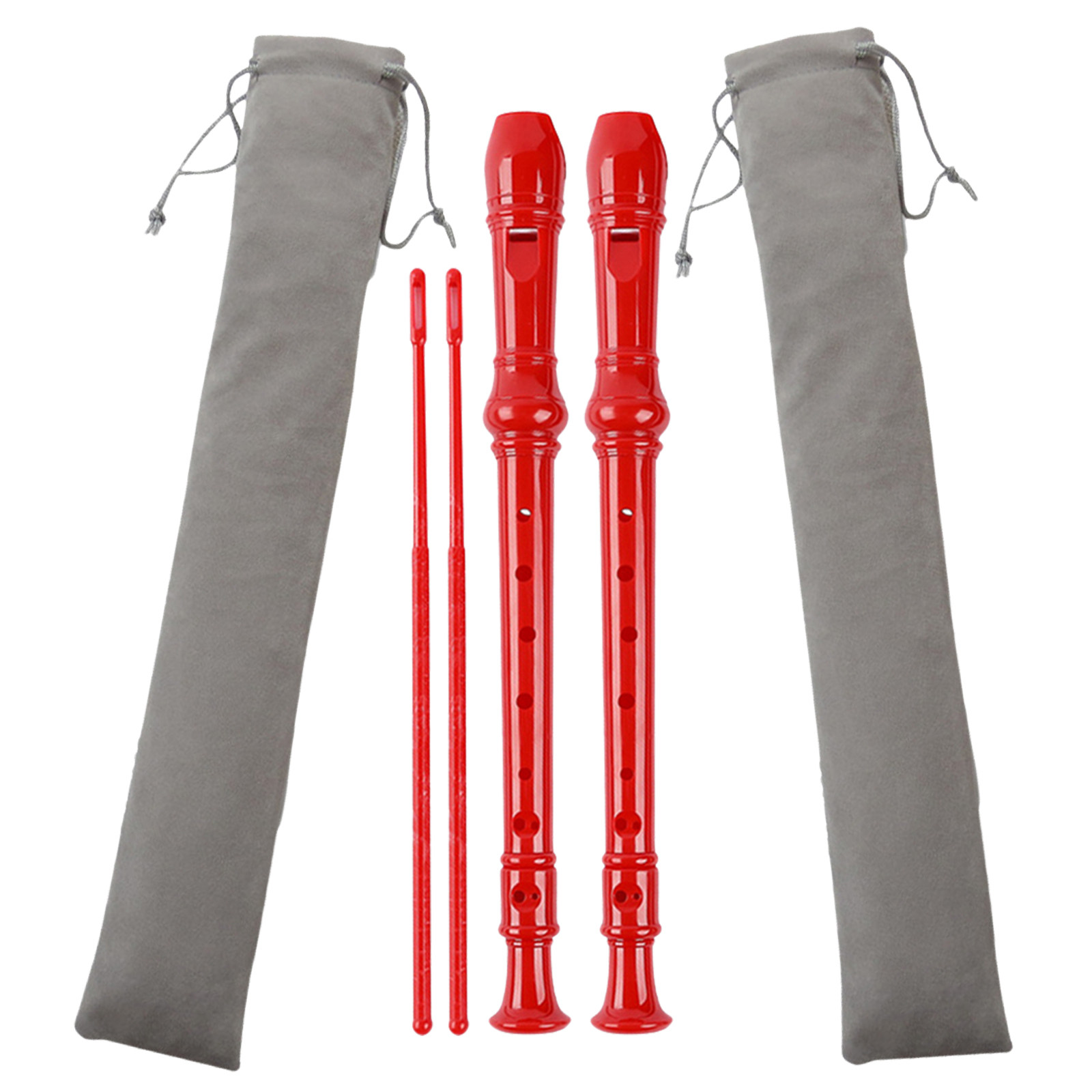 Soprano Recorder Plastic - مجموعتان من آلات السوبرانو الموسيقية للطلاب،