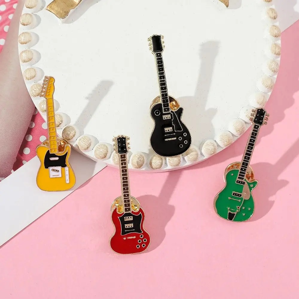1/2/4 قطع دبوس زينة معدني مطلي - مراجعة Musical Instrument Jewelry وسعره