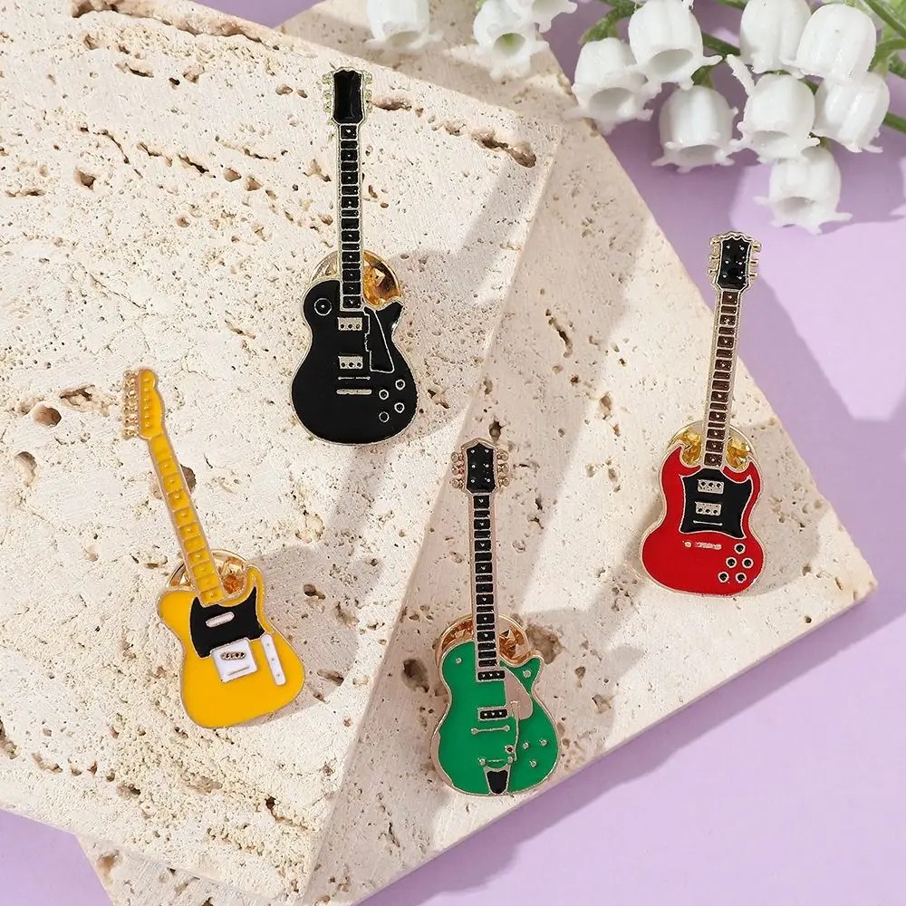1/2/4 قطع دبوس زينة معدني مطلي - مراجعة Musical Instrument Jewelry وسعره