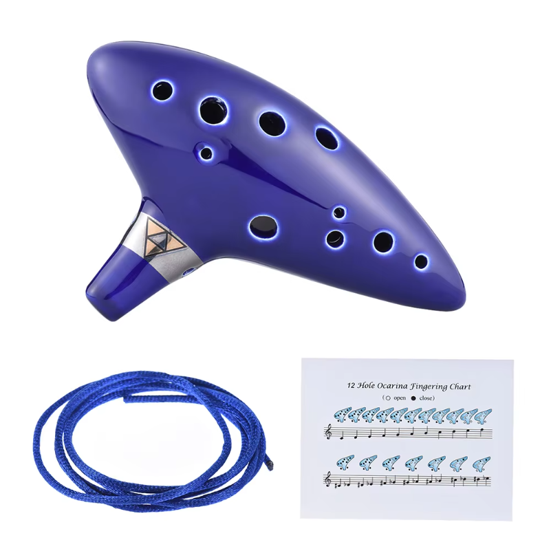 أوكارينا سيراميكية ذات 12 فتحة - مراجعة Musical Instrument Book وسعره
