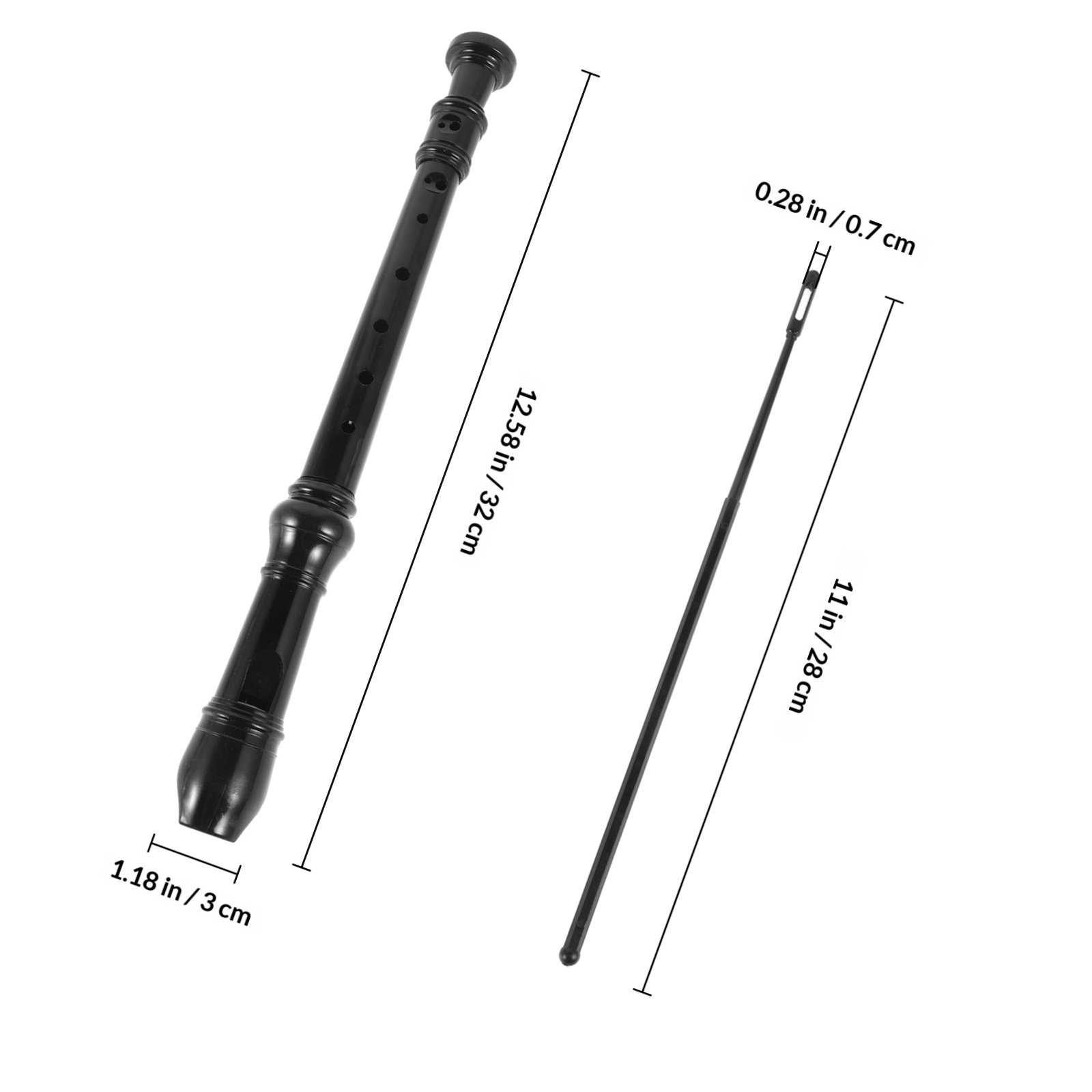 آلة ريكوردر سوبرانو سوداء بثما - مراجعة Soprano Recorder Plastic وسعره