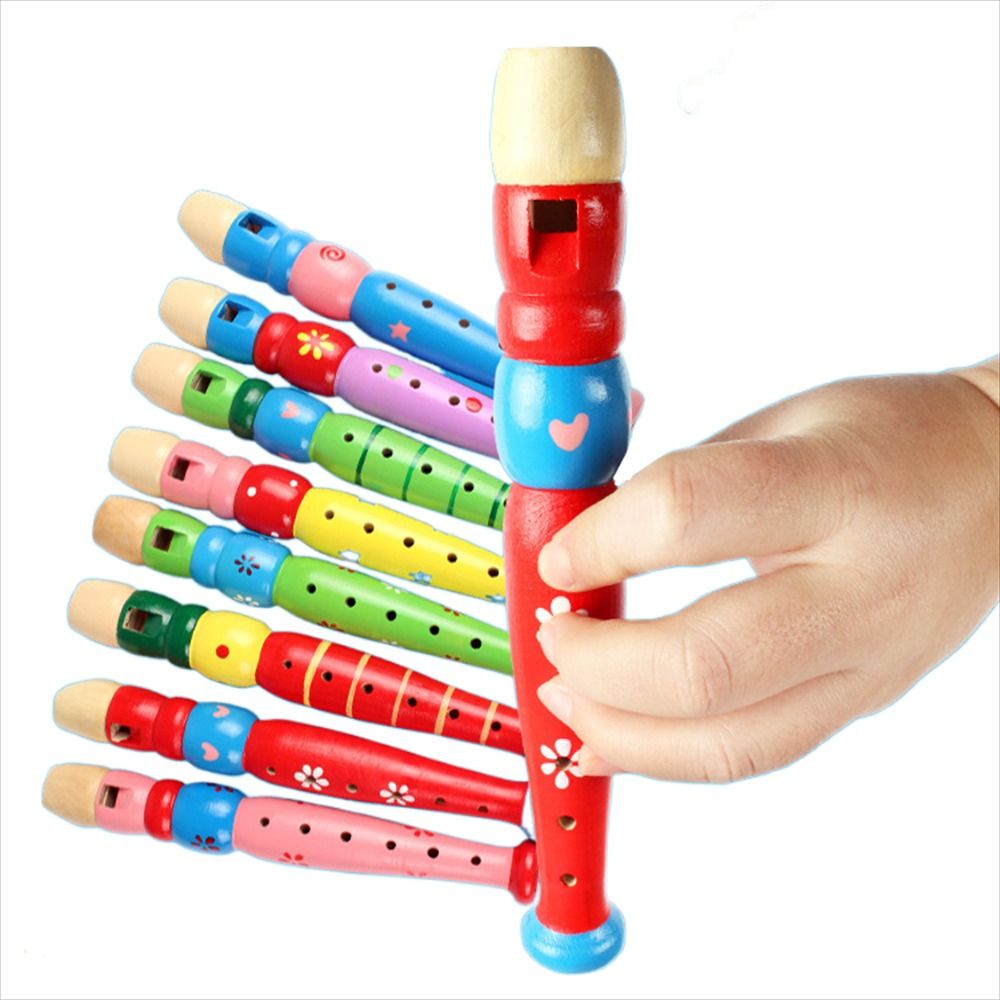 آلة موسيقية خشبية ملونة للأطفا - مراجعة Musical Instrument A Recorder وسعره