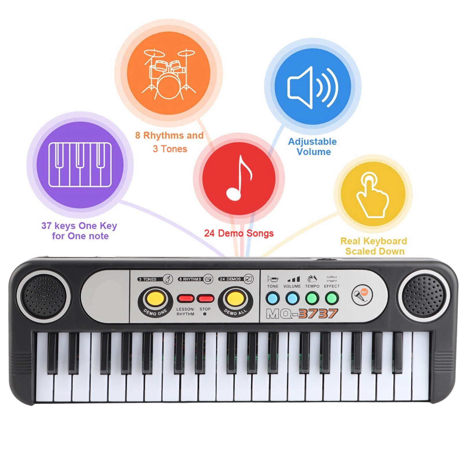 لوحة مفاتيح رقمية كهربائية بـ  - مراجعة Musical Instrument Names وسعره