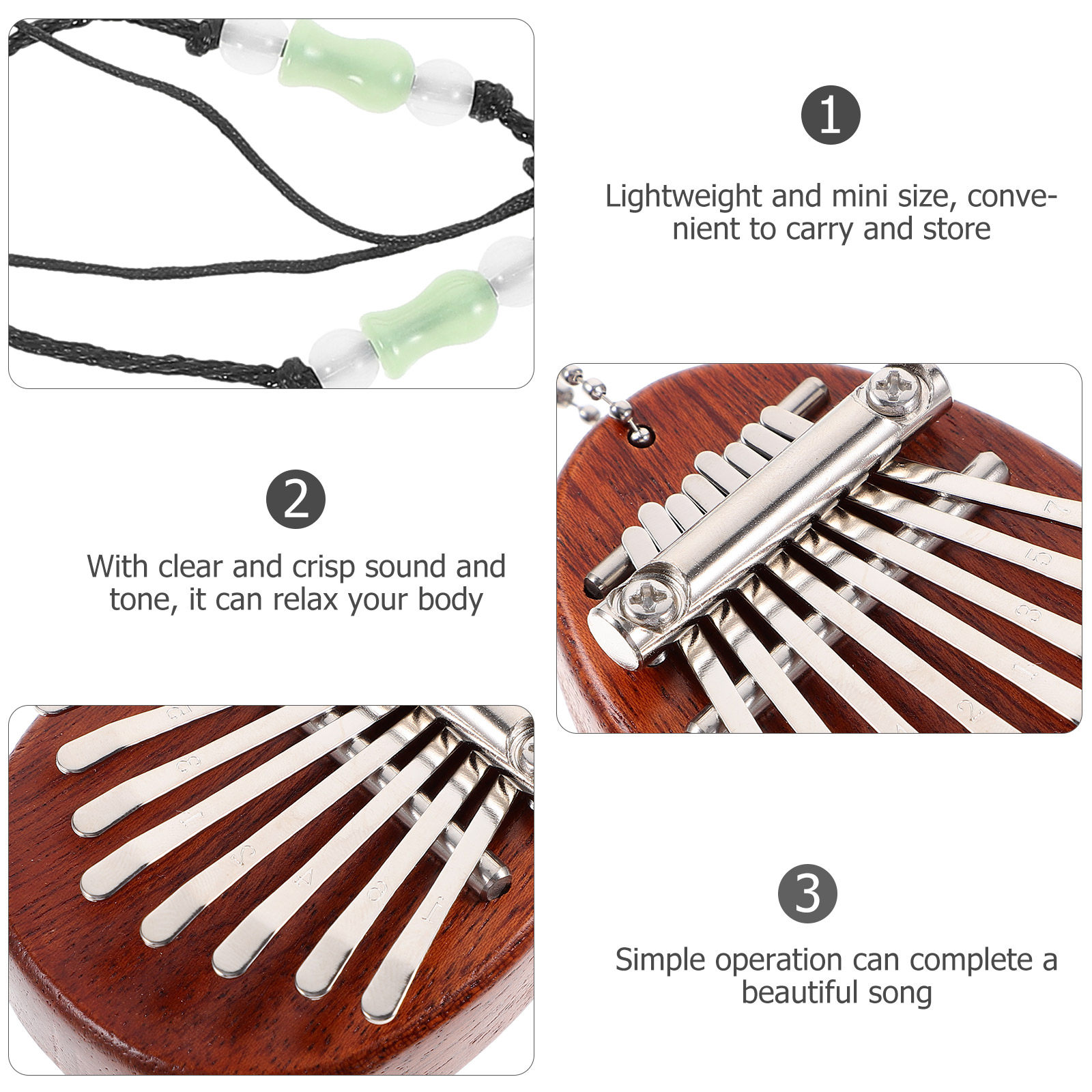 مجموعة كاليمبا صغيرة بـ 8 مفات - مراجعة Musical Instrument Percussion وسعره