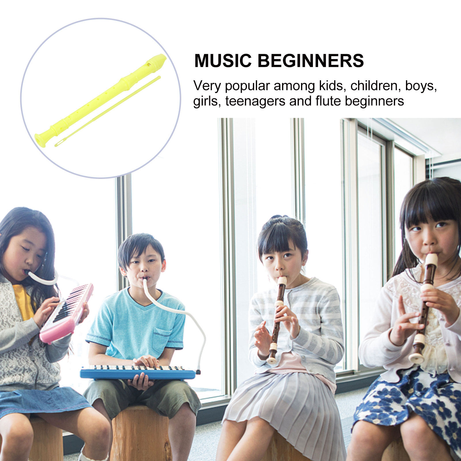 مجموعة واحدة من آلات ريكوردر س - مراجعة Soprano Recorder Plastic وسعره