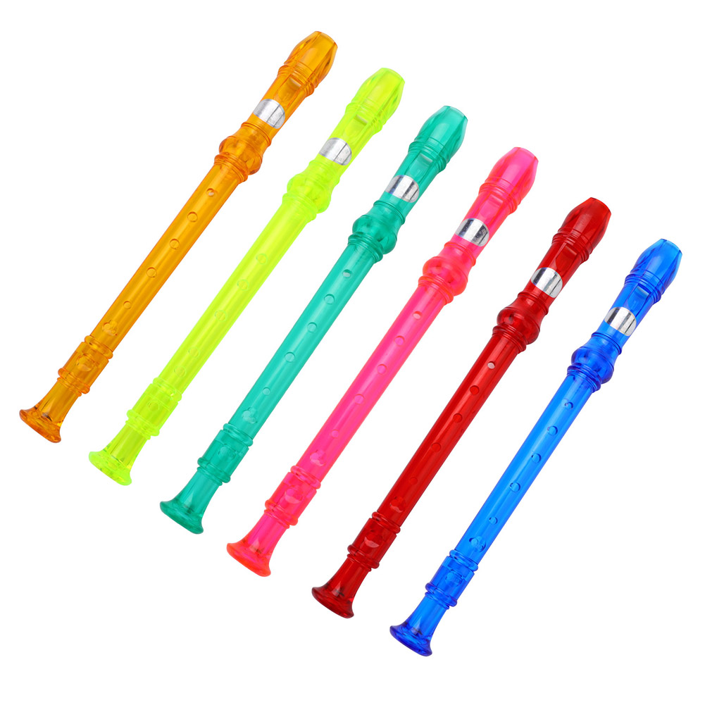 مزمار تسجيل بلاستيكي شفاف بـ 8 - مراجعة Soprano Recorder Plastic وسعره