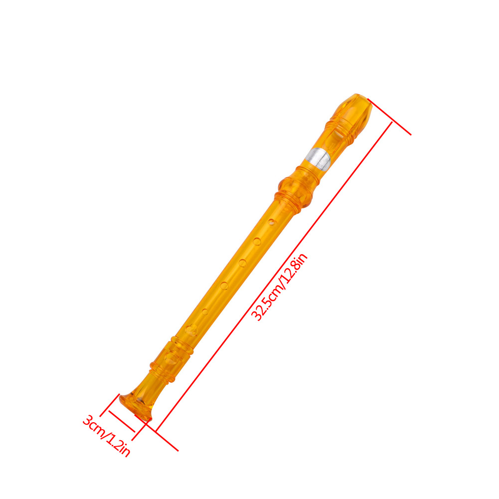 مزمار تسجيل بلاستيكي شفاف بـ 8 - مراجعة Soprano Recorder Plastic وسعره