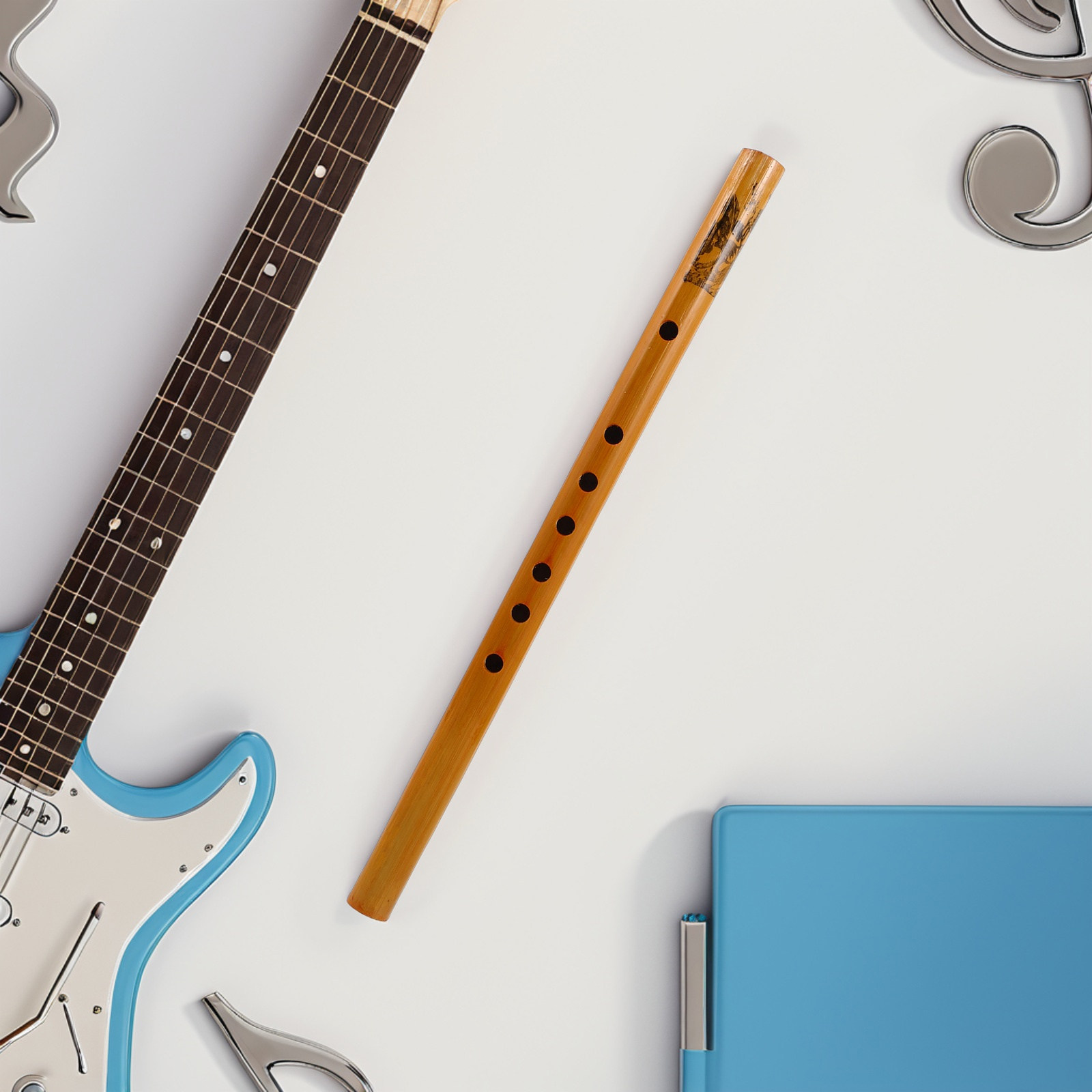 فلوت عمودي من الخيزران بطول 33 - مراجعة Musical Instrument A Recorder وسعره