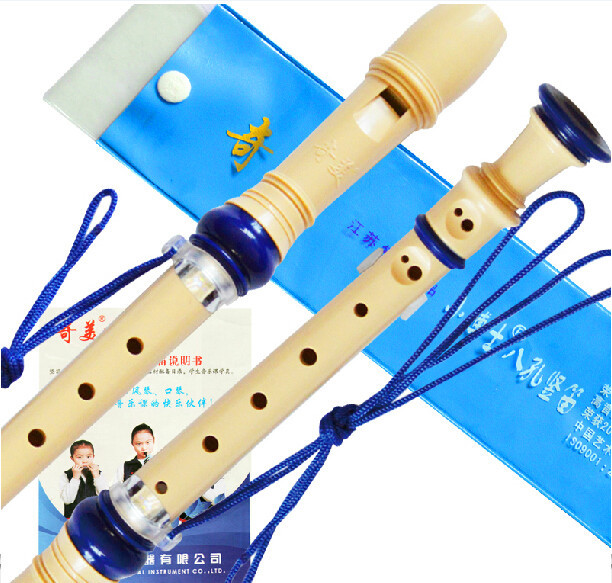 حار بيع الألمانية 8 ثقوب مسجل  - مراجعة Soprano Recorder Plastic وسعره