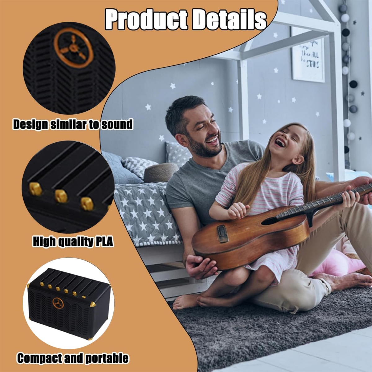 حامل اختيار الجيتار، حامل مكبر - مراجعة Musical Instrument Cajon وسعره