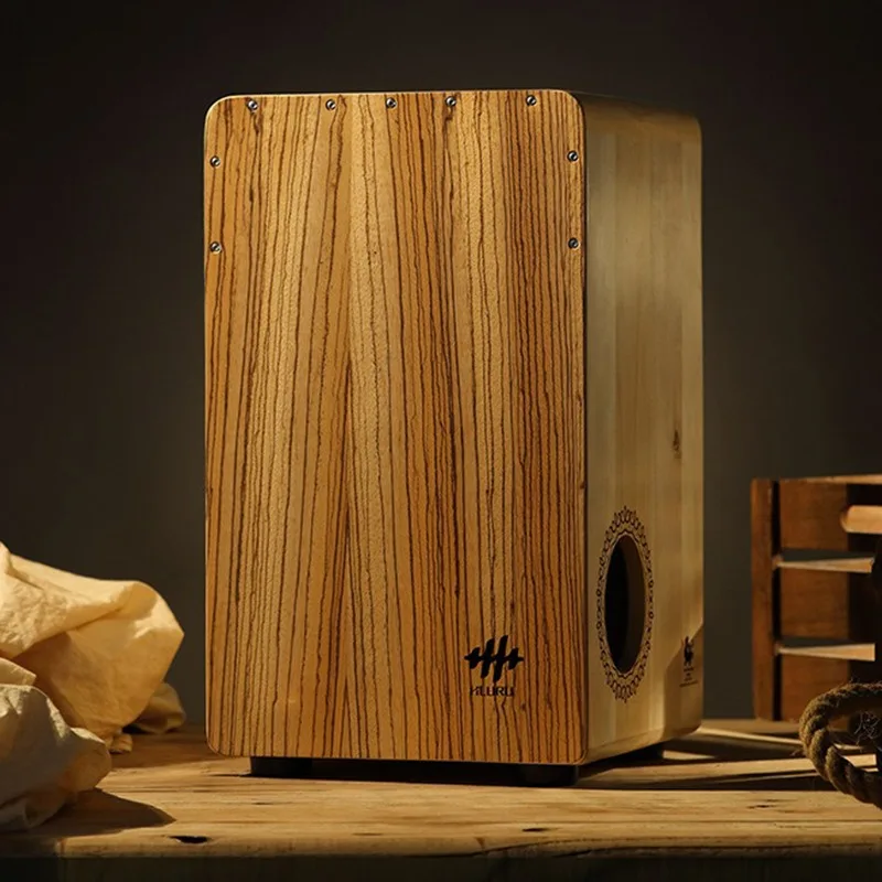 خشب متين صندوق كاجون طبل برامي - مراجعة Musical Instrument Cajon وسعره