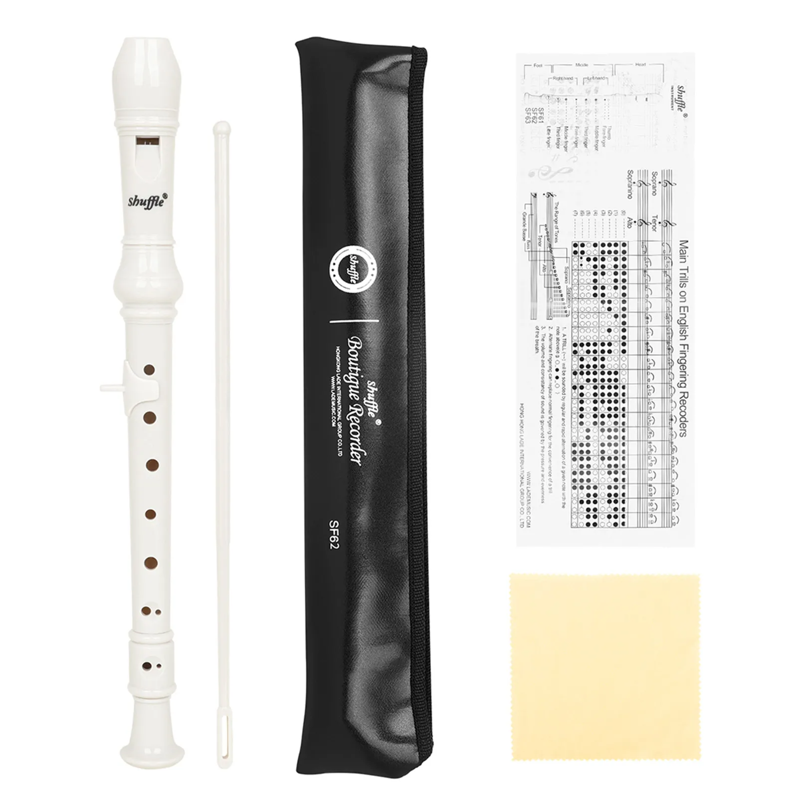 8-Hole مسجل الباروك نمط آلات ا - مراجعة Musical Instrument A Recorder وسعره
